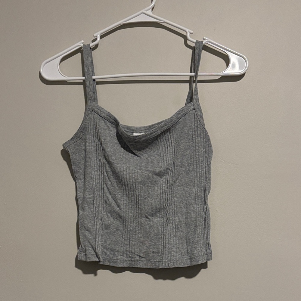 PINK Victoria's Secret Gray Camisole Top